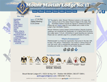 Tablet Screenshot of mtmoriah-11.org